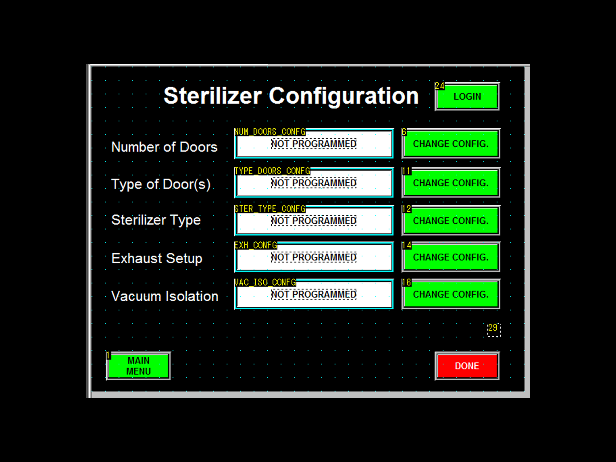 Sterilizer Control Systems